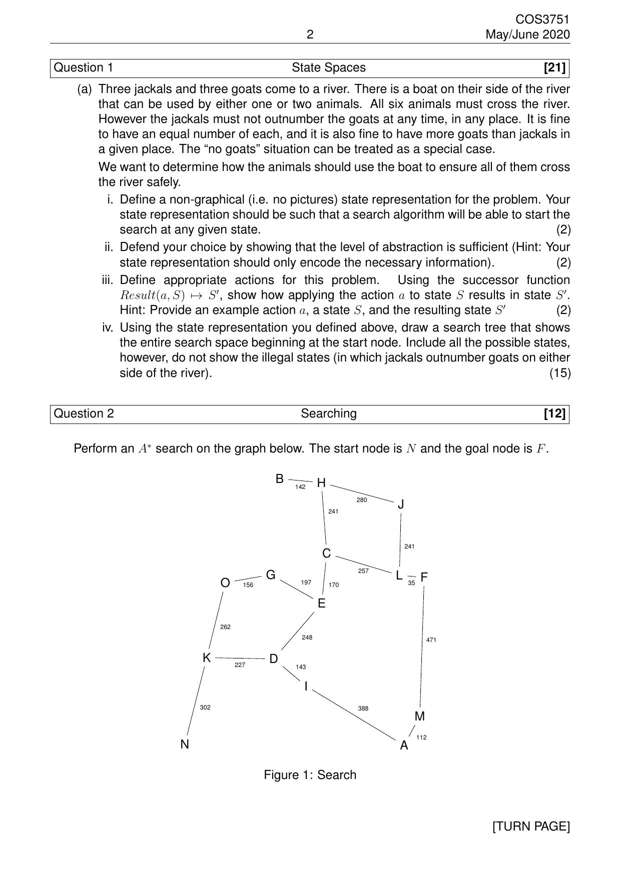 COS3751 Exam Paper May/June 2020 - Image 3