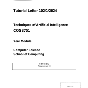 COS3751 Assignment 3 2024