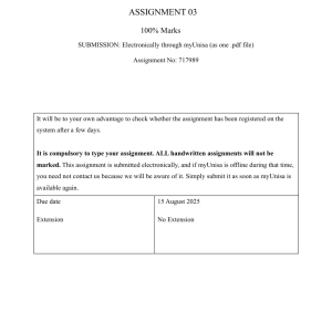 COS3751 Assignment 3 2025